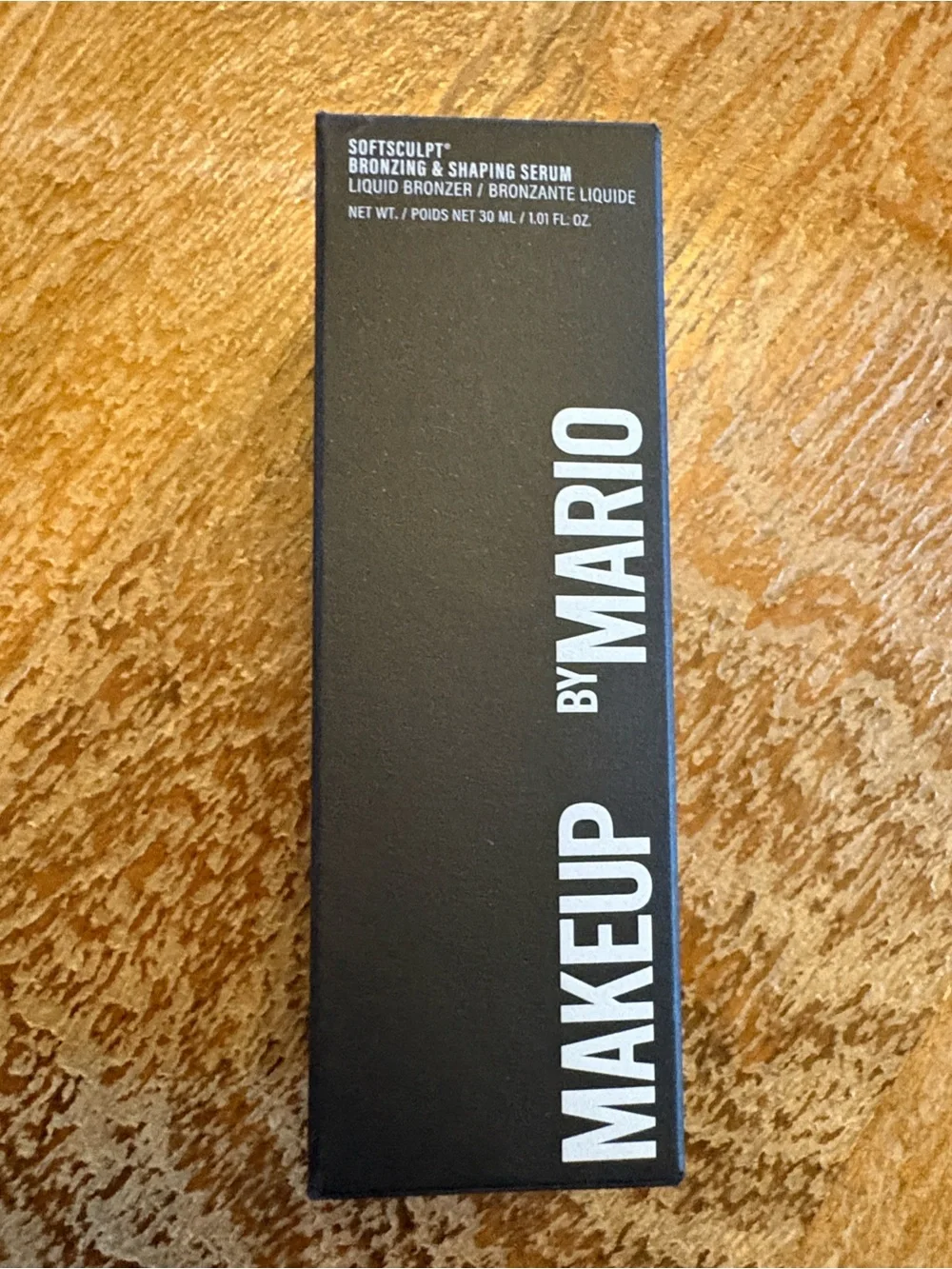 Makeup By Mario Black Bronzing & Shaping Serum Packaging